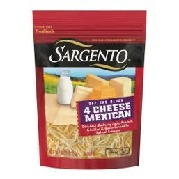 Sargento 4 cheese Mexican Fine Cut Shredded Cheese