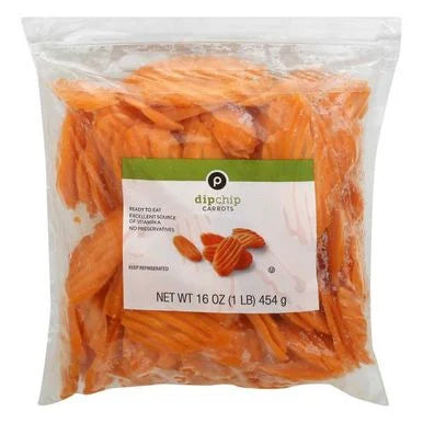 Publix Carrots, Dip Chip