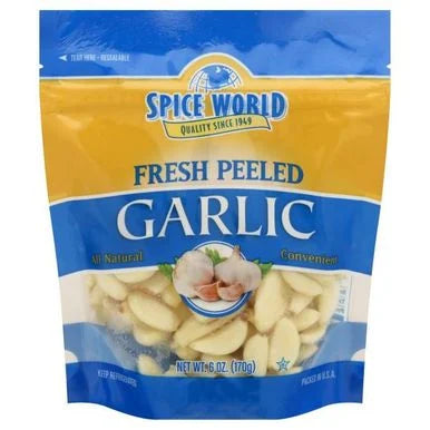 Spice World Garlic, Peeled