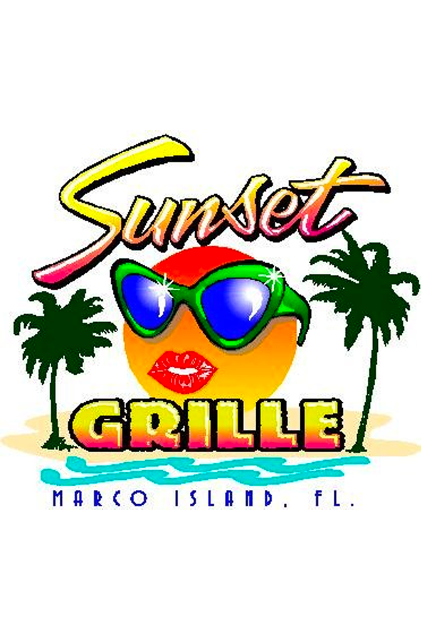Sunset Grill Oceanfront sports bar also offers burgers, wings & other pub grub. Marco Room Service