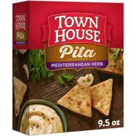 Town House Pita Crackers Oven Baked Crackers, Party Snacks, Mediterranean Herb