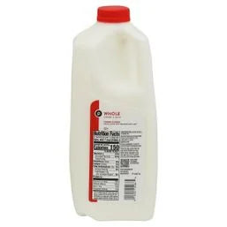 Whole Milk 1/2 Gallon